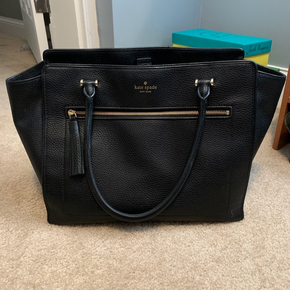 Kate Spade Chester Street Allyn tassel leather bag
